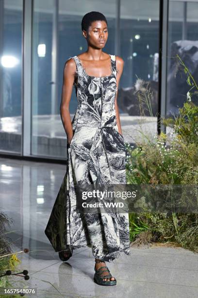 Model on the runway at the Jason Wu Collection Spring 2024 Ready To Wear Fashion Show on September 10, 2023 in New York, New York.