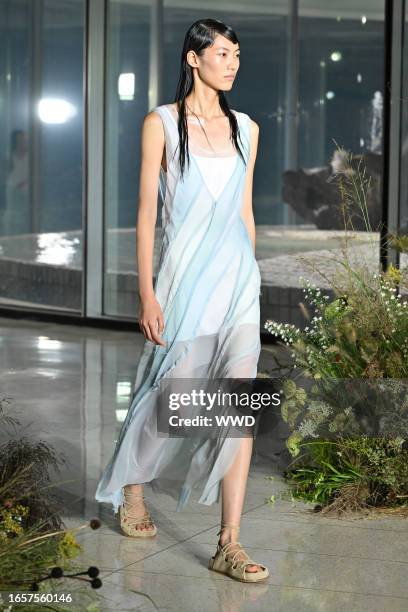 Model on the runway at the Jason Wu Collection Spring 2024 Ready To Wear Fashion Show on September 10, 2023 in New York, New York.