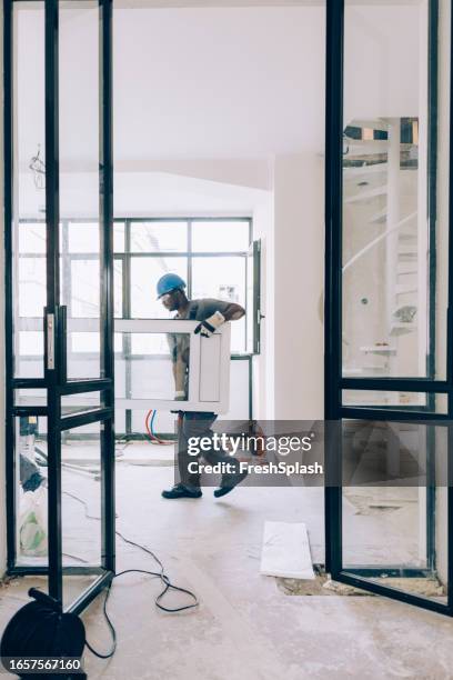 UPVC window and glass installation