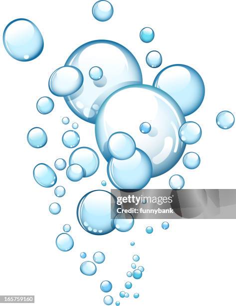 dynamische bubbles - dew stock-grafiken, -clipart, -cartoons und -symbole