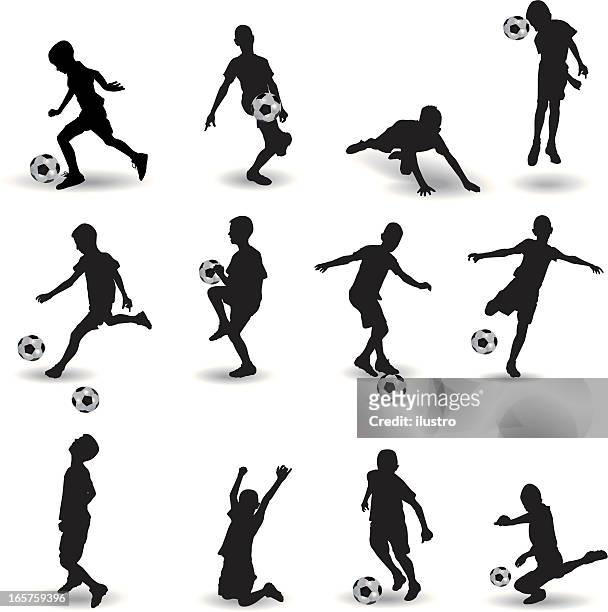 soccer school - heading the ball 幅插畫檔、美工圖案、卡通及圖標
