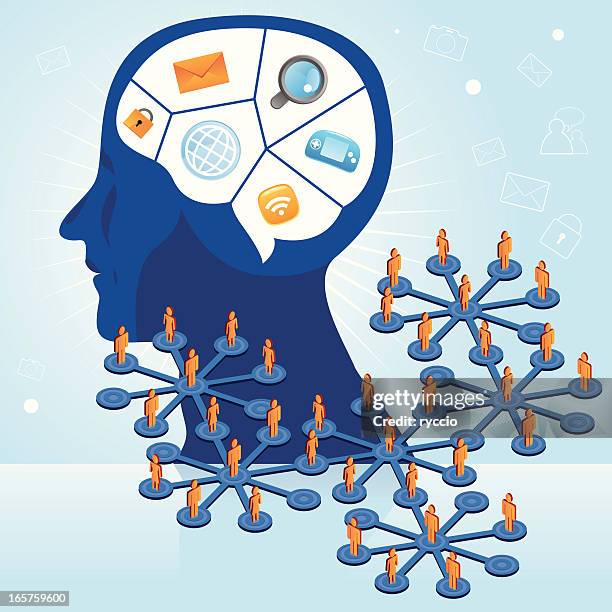 community manager - post workout stock illustrations