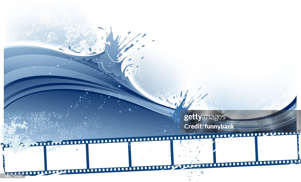 Filming Camera Abstract Camera Film On Abstract Wave High-Res Vector Graphic - Getty Images