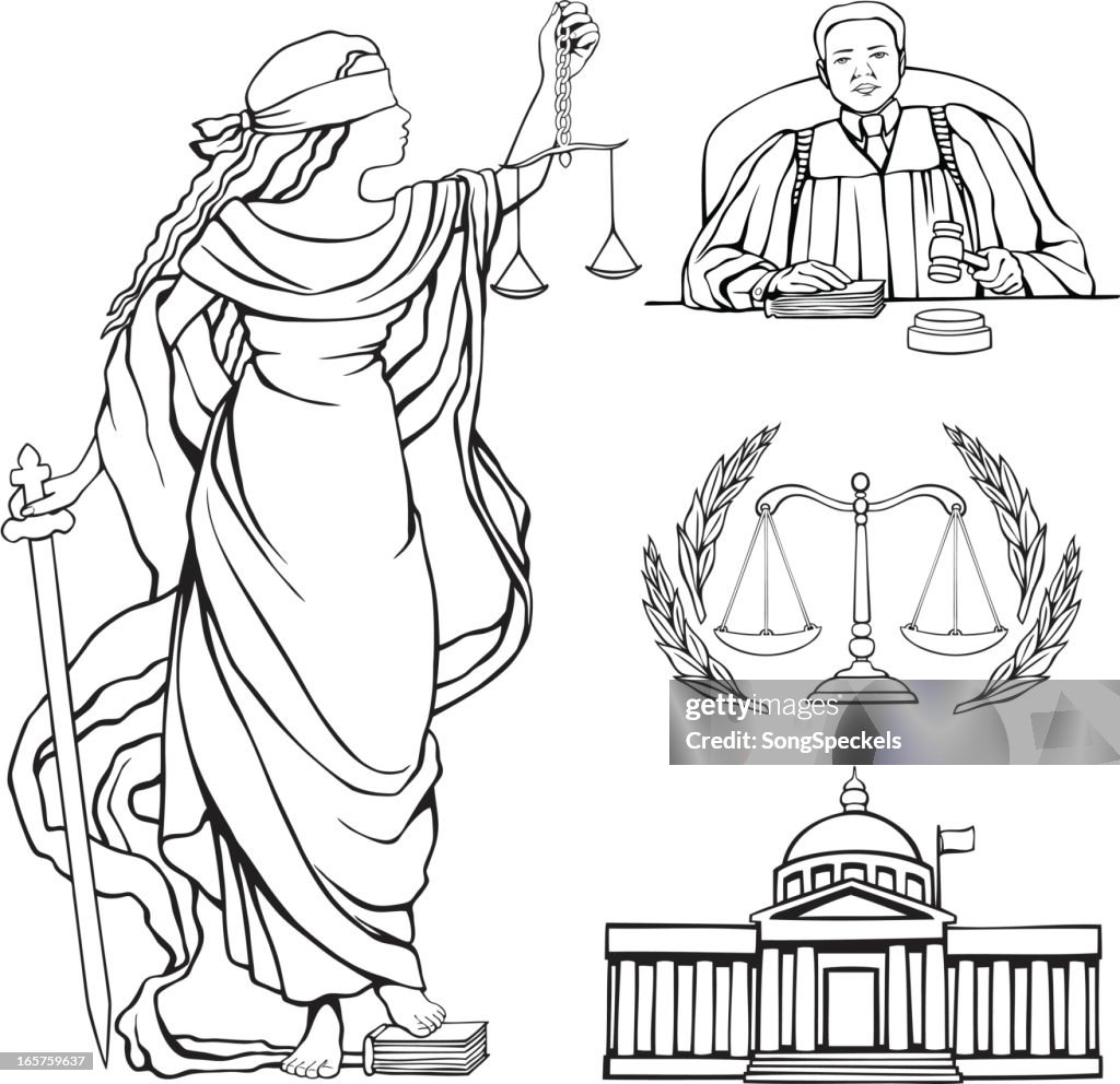 Justice Element Justice Elements High-Res Vector Graphic - Getty Images