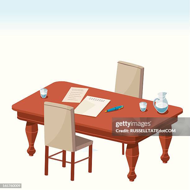 stalemate - registration table stock illustrations
