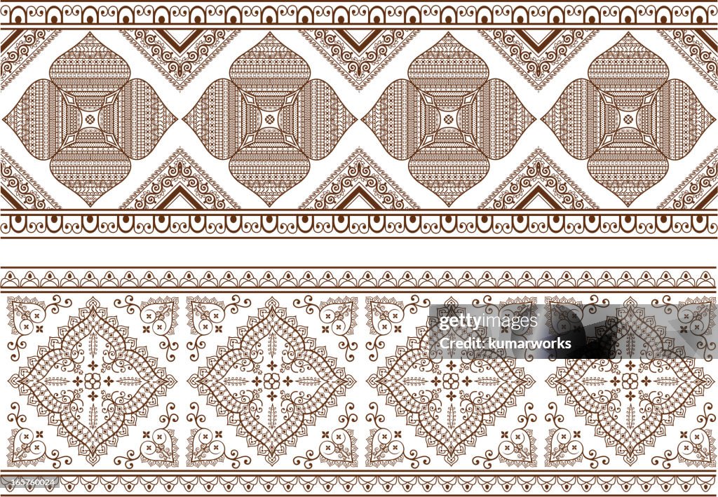 Seamless Horizontal Border Design High-Res Vector Graphic - Getty Images