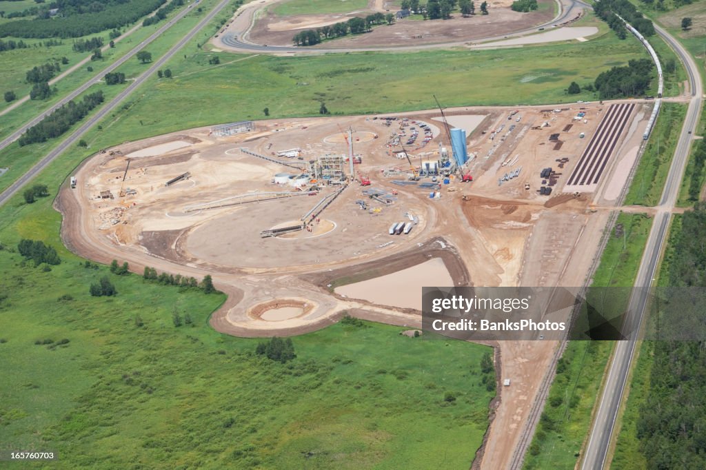 Wisconsin Frac Sand Processing Facility Construction