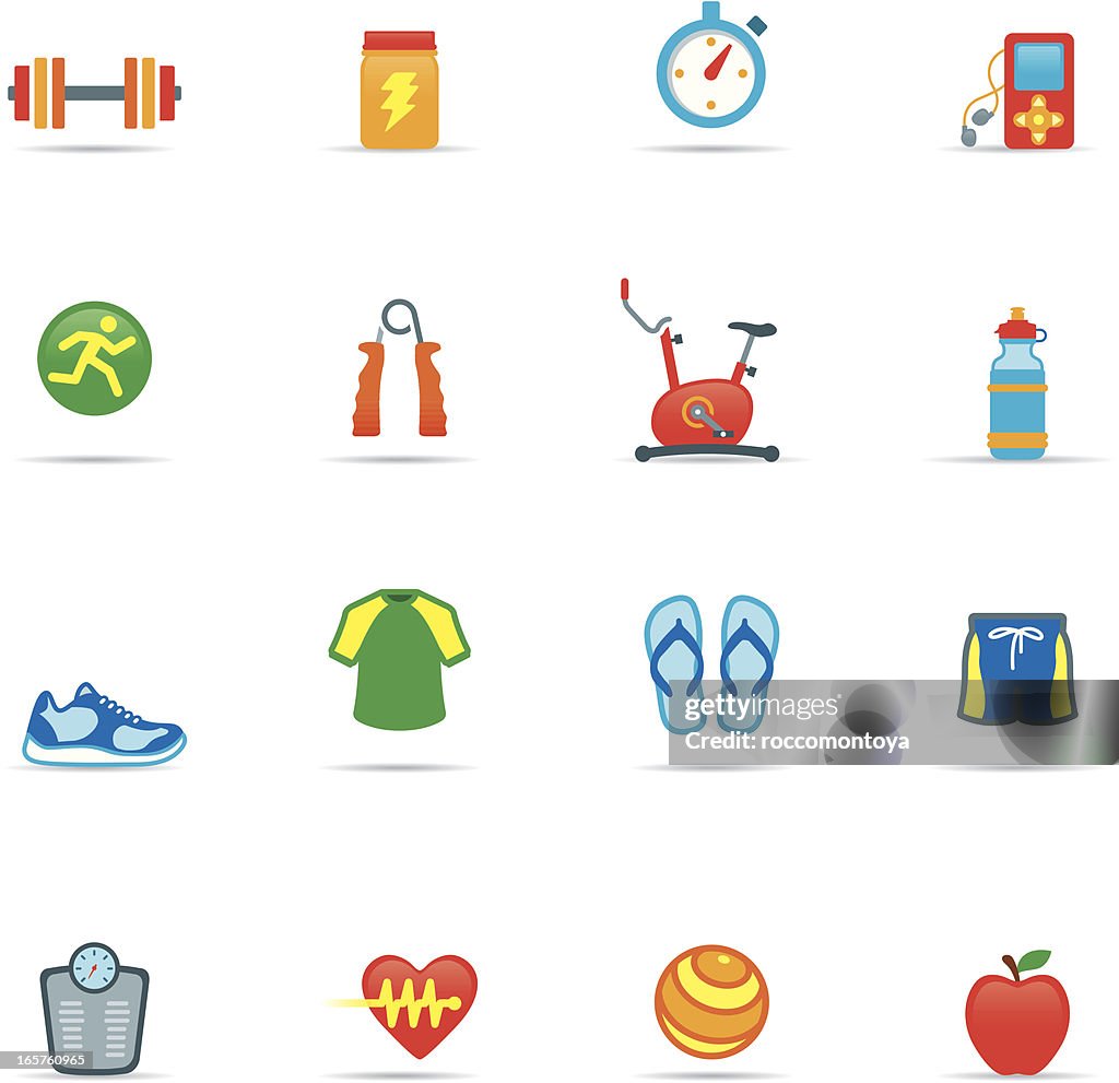 Icon Set, Exercising Color