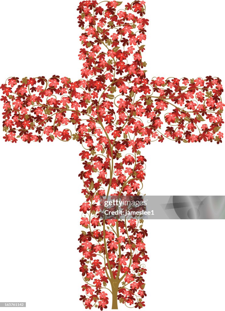 Block Cross Tree Cross Tree High-Res Vector Graphic - Getty Images