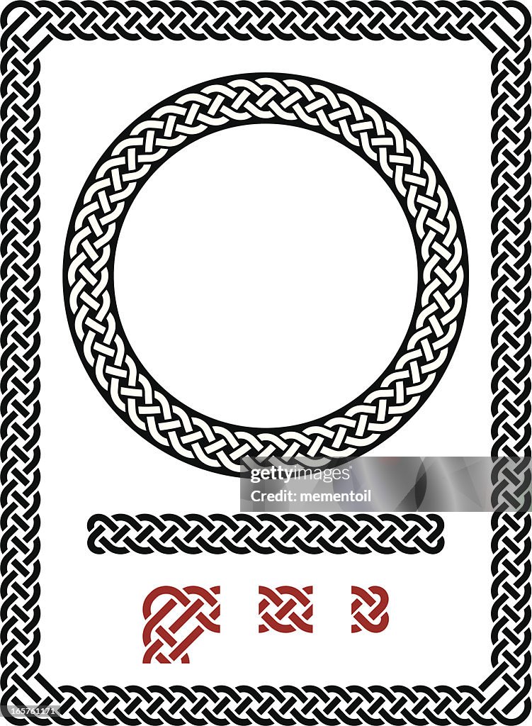 Simple Celtic Frame Resizable Seamless Celtic Frame High-Res Vector Graphic - Getty Images