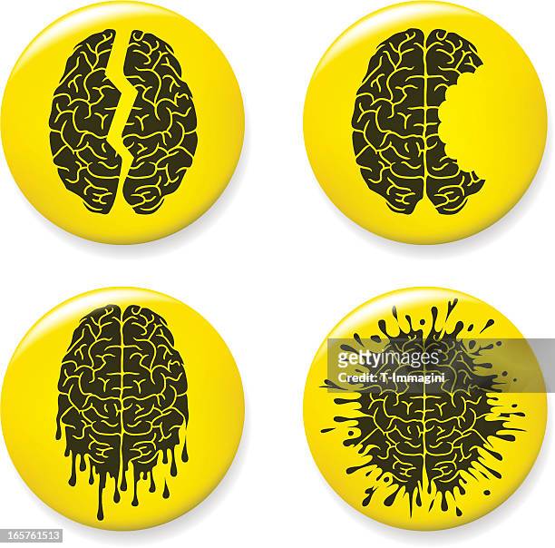 brain damage-pins - gram stain stock-grafiken, -clipart, -cartoons und -symbole