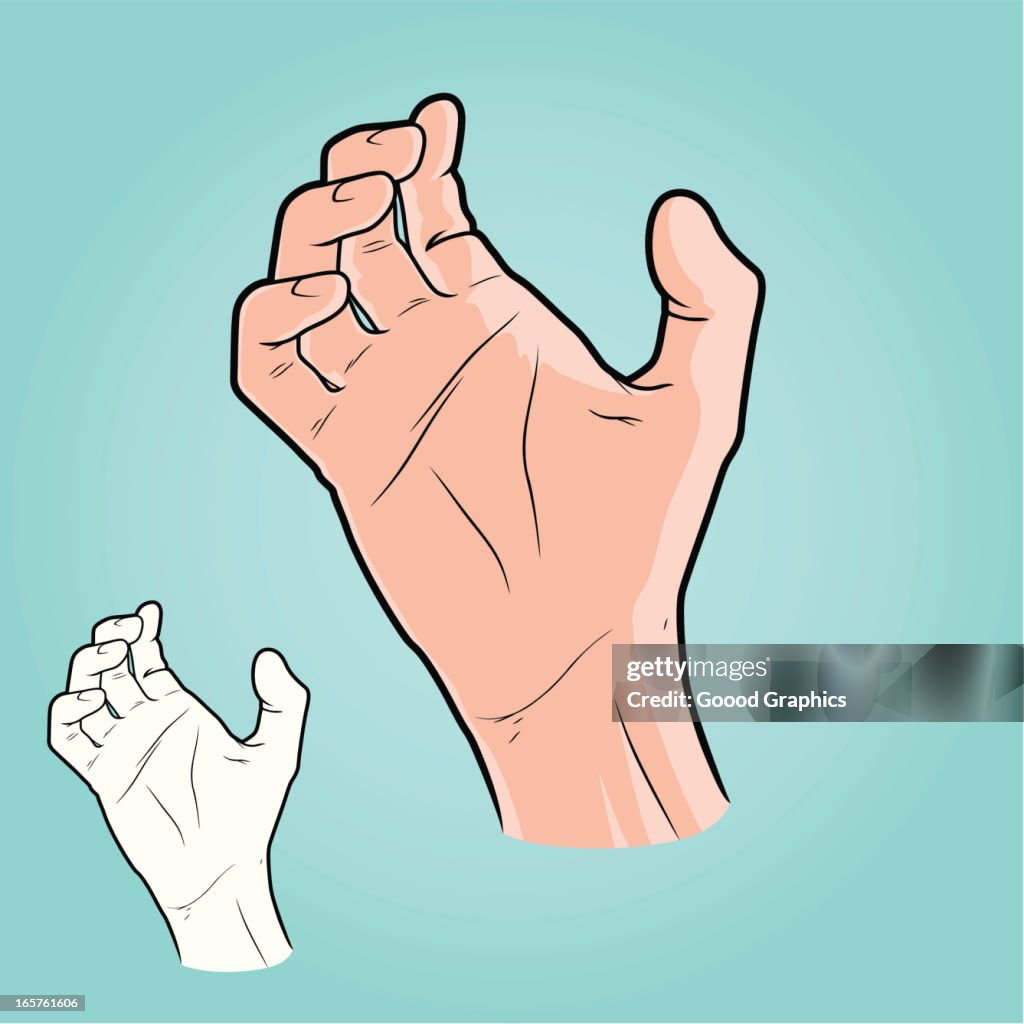 Hand Vector Catching Vector Illustration Catching Hand High-Res Vector Graphic - Getty Images
