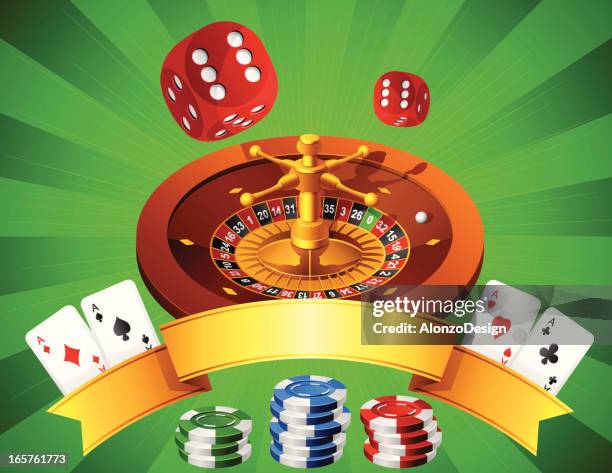 Raffles Roullette Roullette Wheel High Res Illustrations - Getty Images