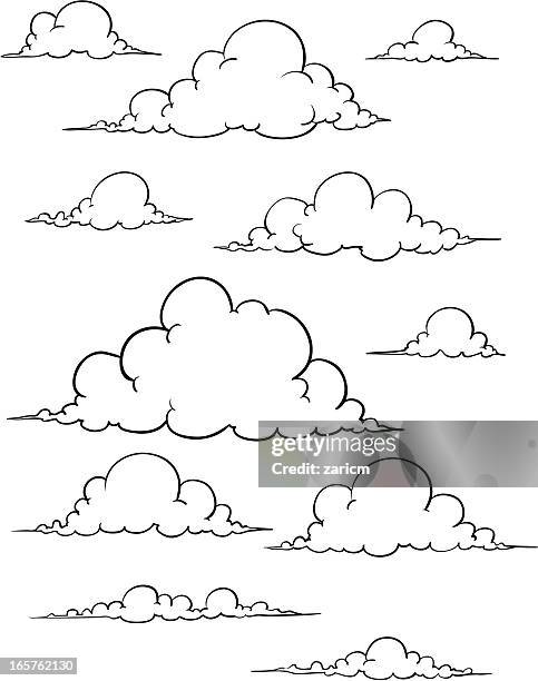 clouds - big sky stock illustrations