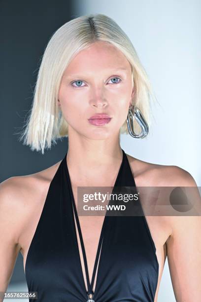 Model on the runway at Dion Lee Spring 2024 Ready To Wear Fashion Show on September 9, 2023 in New York, New York.