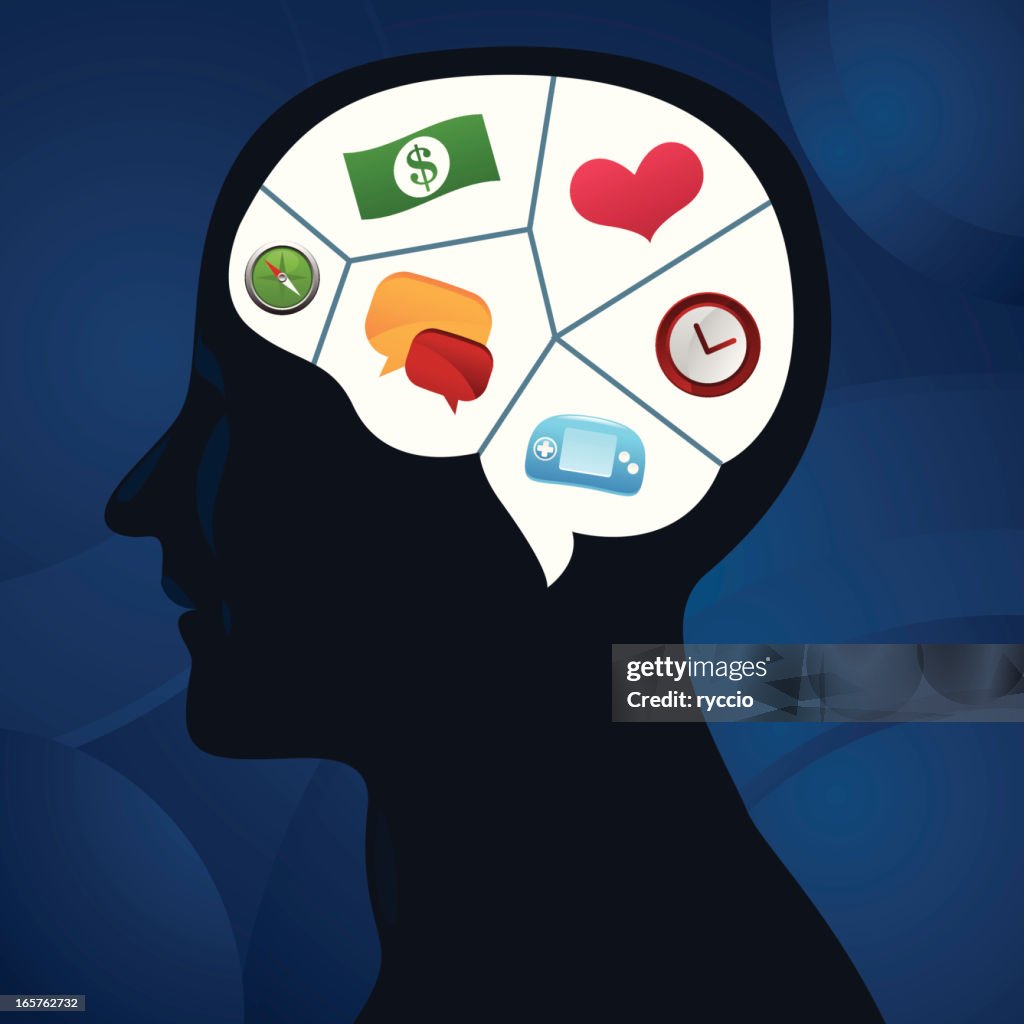 Head Abschnitt mit Symbole