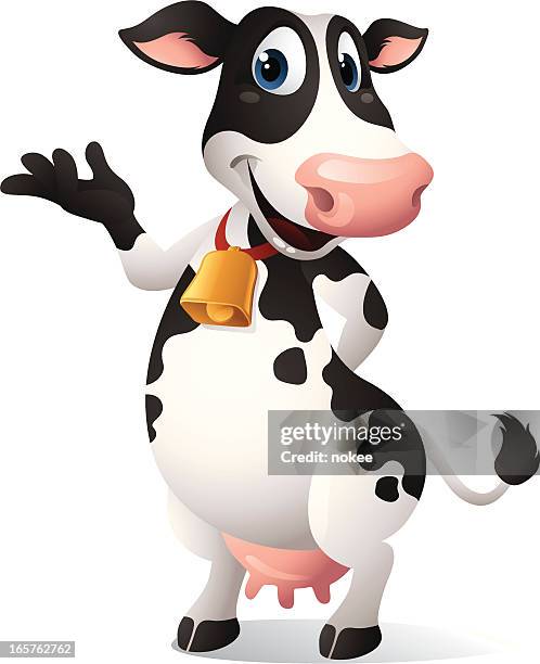 comic-grafiken von cow - happy cow stock-grafiken, -clipart, -cartoons und -symbole