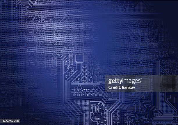motherboard - electronics industry stock illustrations