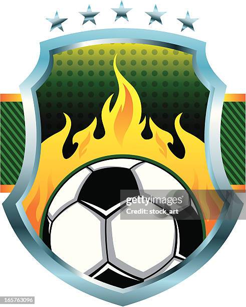 vector soccer logo - soccer logo vector stock illustrations