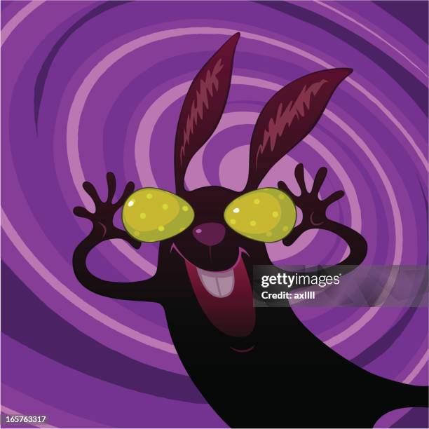 stockillustraties, clipart, cartoons en iconen met crazy_bunny - animal macho