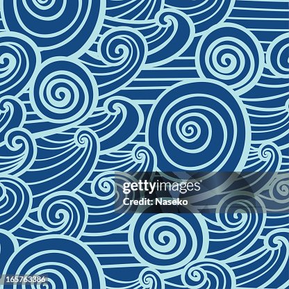 Decor Waves - seamless texture Decor Waves - seamless texture
