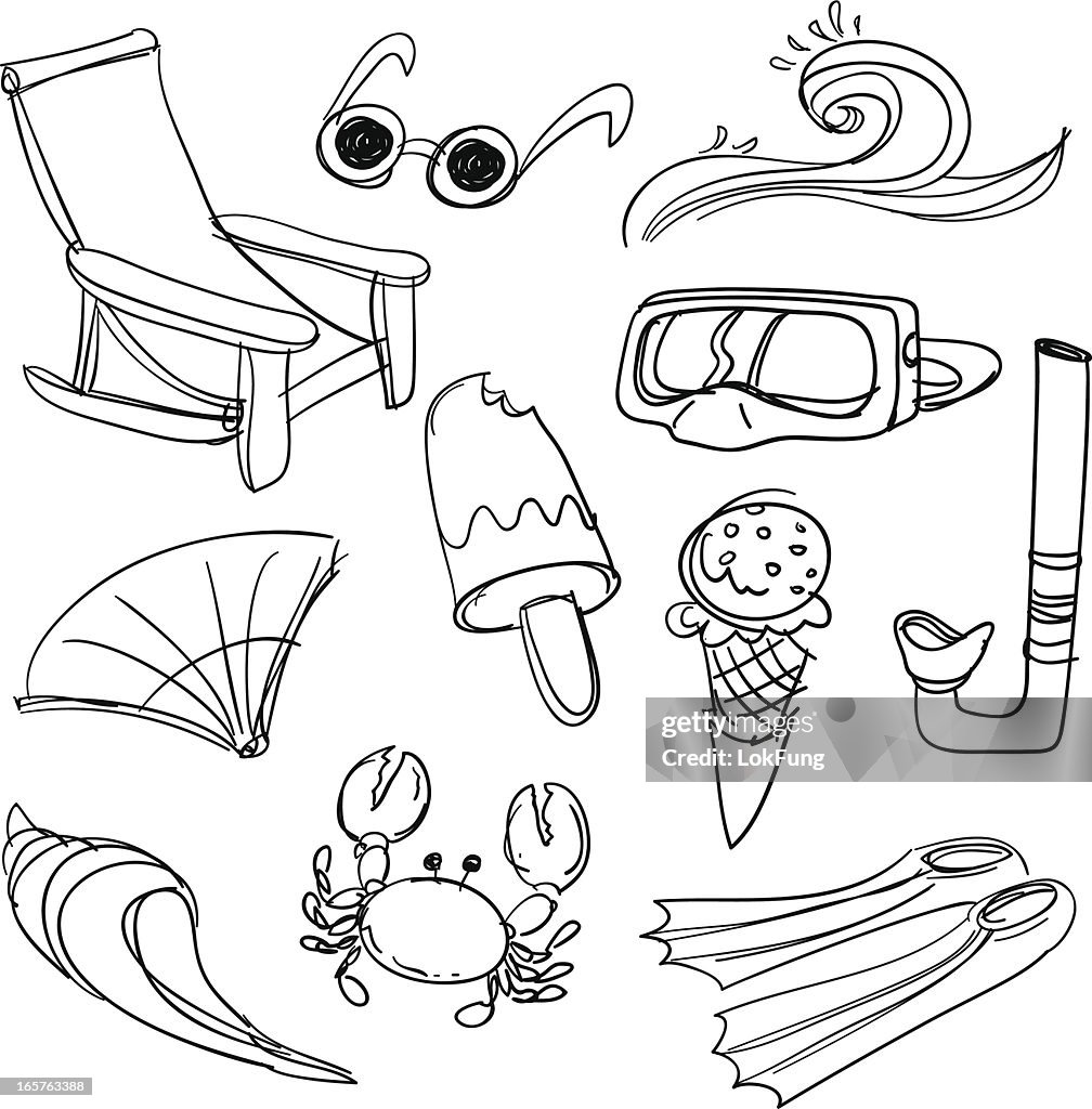 Summer beach fun collection