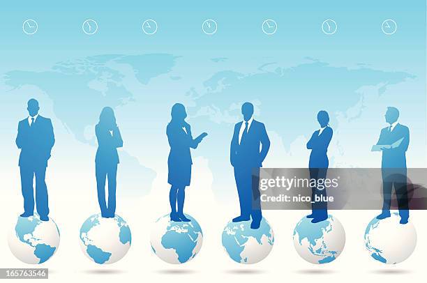 global team - gruppenfoto stock-grafiken, -clipart, -cartoons und -symbole