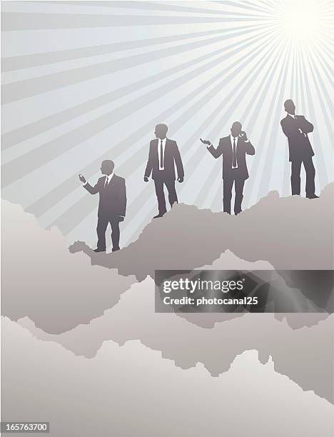 business control - surrounded by data stock illustrations
