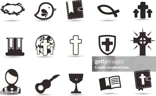 christian symbols - chalice stock illustrations