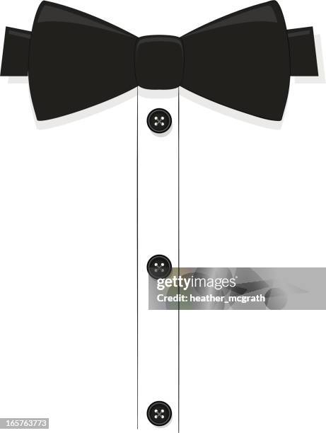 smoking - shirt and tie stock-grafiken, -clipart, -cartoons und -symbole