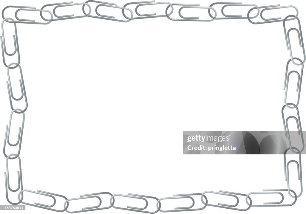 Plain Paperclip Border High-Res Vector Graphic - Getty Images