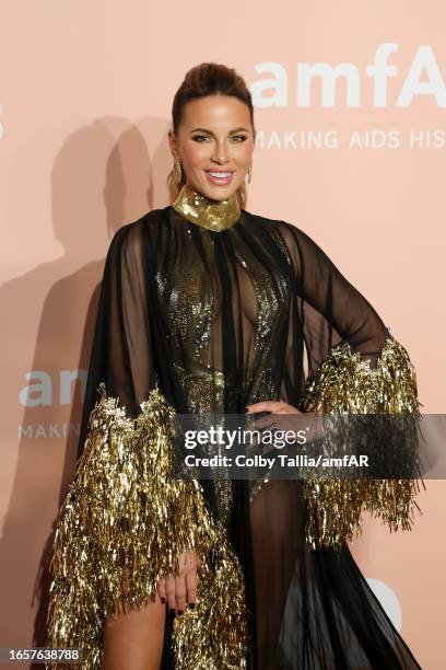 Kate Beckinsale attends the amfAR gala Venezia 2023 presented The Red Sea International Film Festival on September 03, 2023 in Venice, Italy.