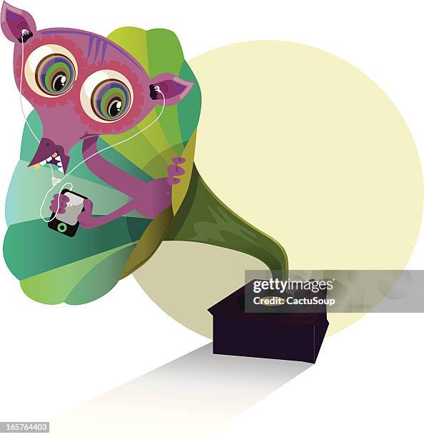 gramophone - unexpected stock illustrations