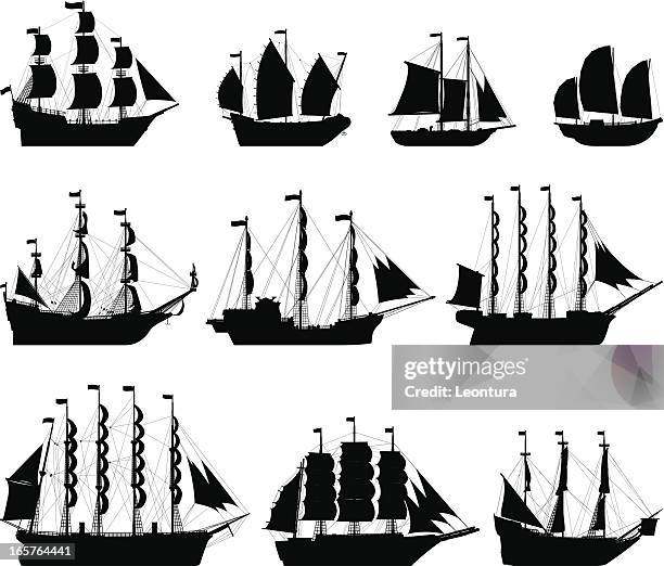 illustrations, cliparts, dessins animés et icônes de incroyablement détaillées vieux bateaux - galleon