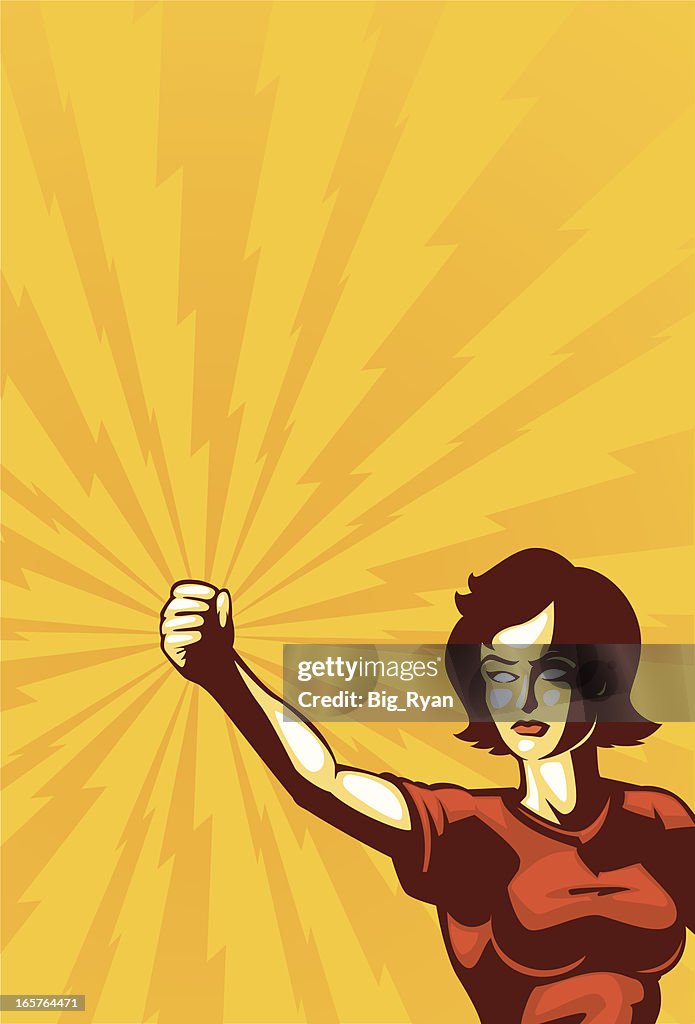 Power Woman Vector Power Woman High-Res Vector Graphic - Getty Images