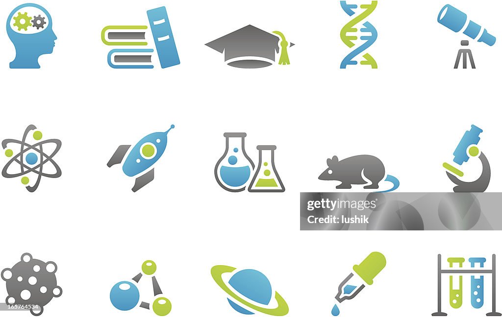 Stampico icons - Science