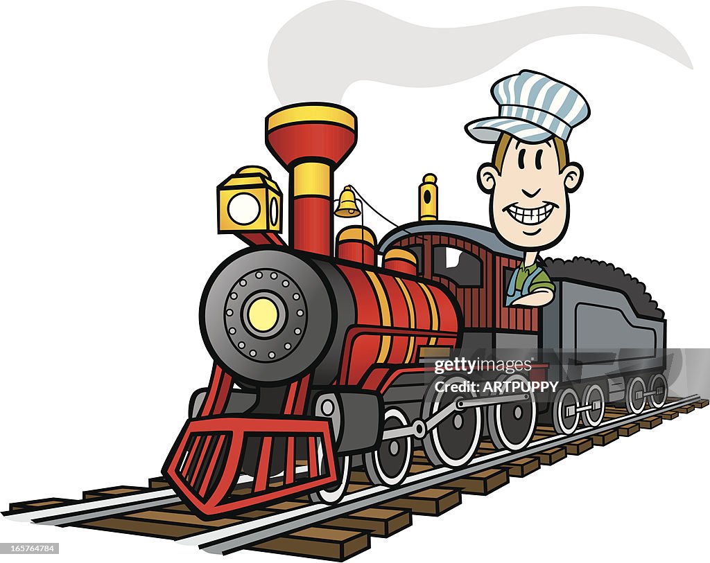 Cartoon Train High-Res Vector Graphic - Getty Images