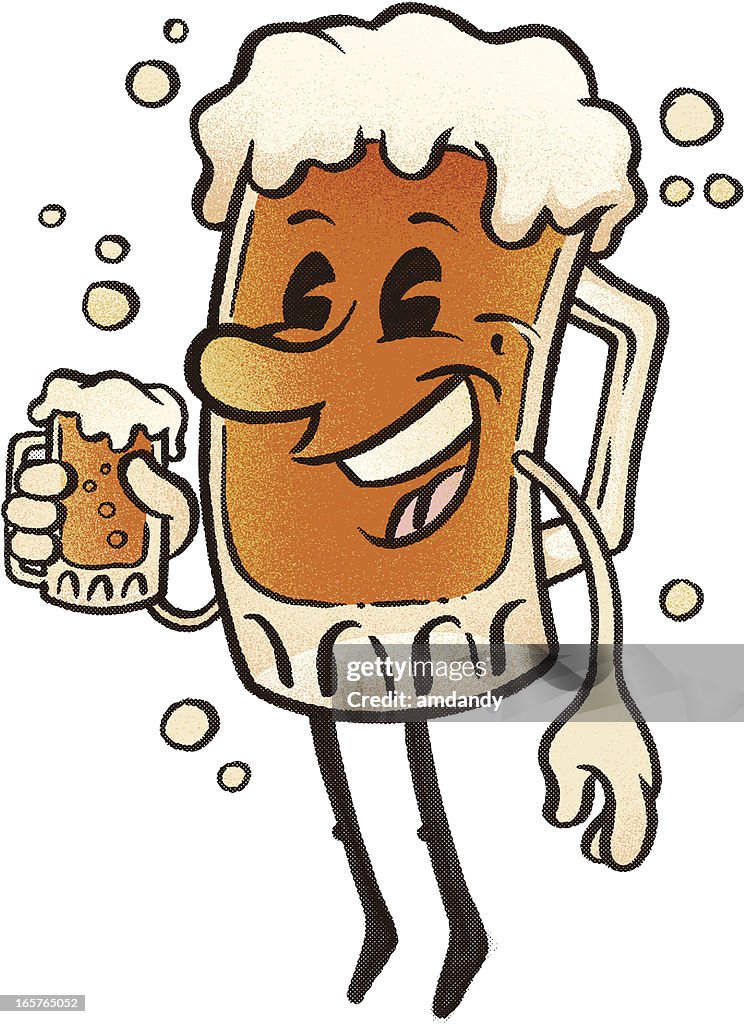 Floating Beer Buddy High-Res Vector Graphic - Getty Images