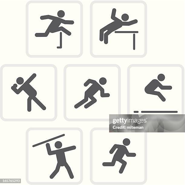 siebenkampf/raw-kollektion - javelin stock-grafiken, -clipart, -cartoons und -symbole