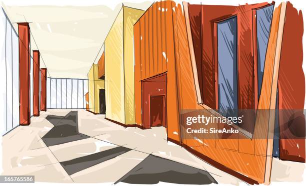 design - infinity wall stock illustrations