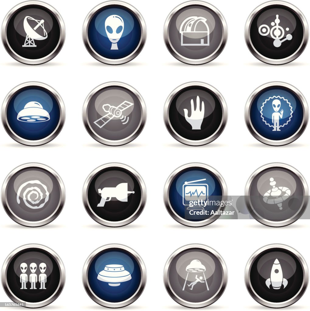 Supergloss Icons - Alien Contact