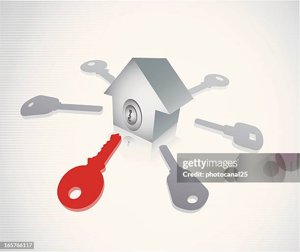 Home Key Code Image 965 House Key Background High Res Illustrations - Getty Images