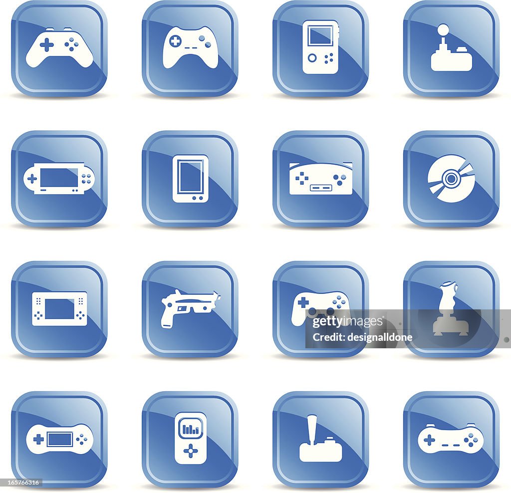 Game System Button Video Game Buttons High-Res Vector Graphic - Getty Images