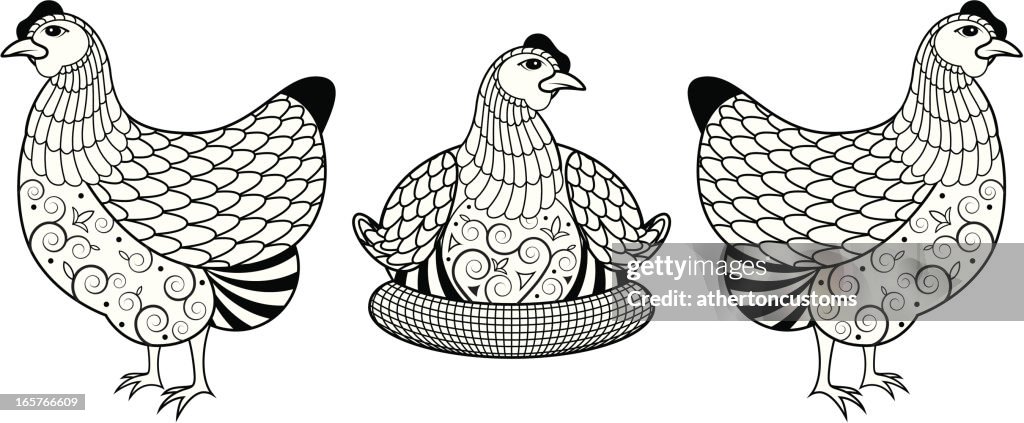 Three French Hens