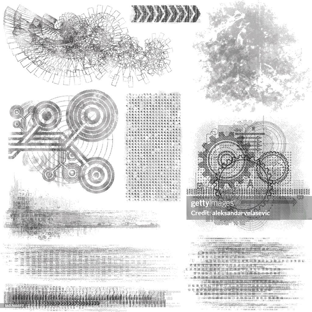 Grunge Design Elements