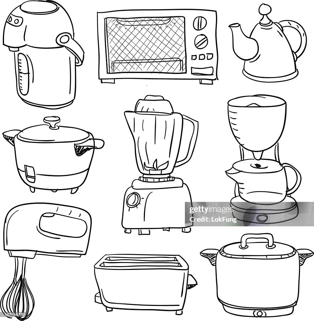 Electric appliances collection