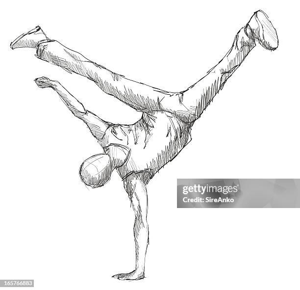 dancer - man dancing alone stock illustrations