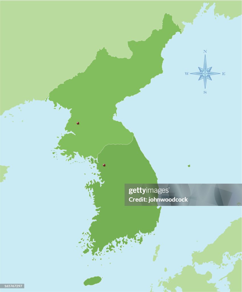 Korea map