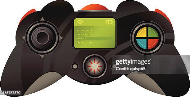 video game controller - console controller isolated stock illustrations