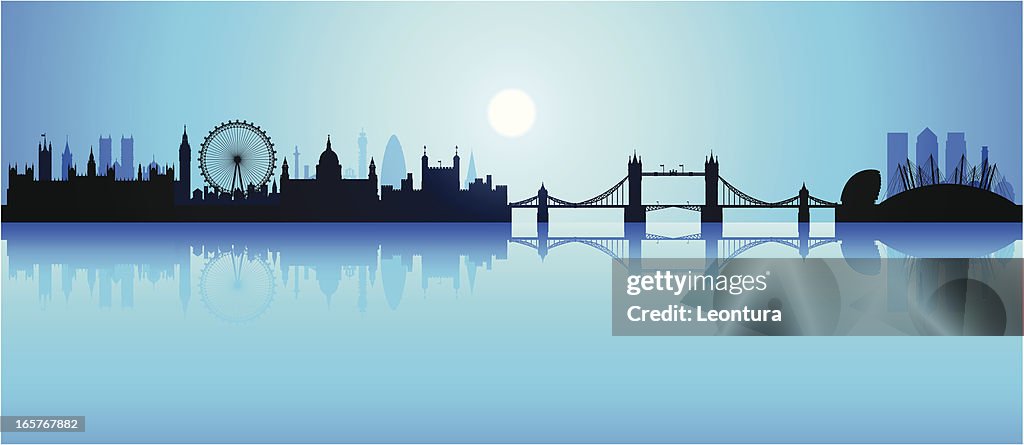 Londres (edificios están detalladas, móviles y completa